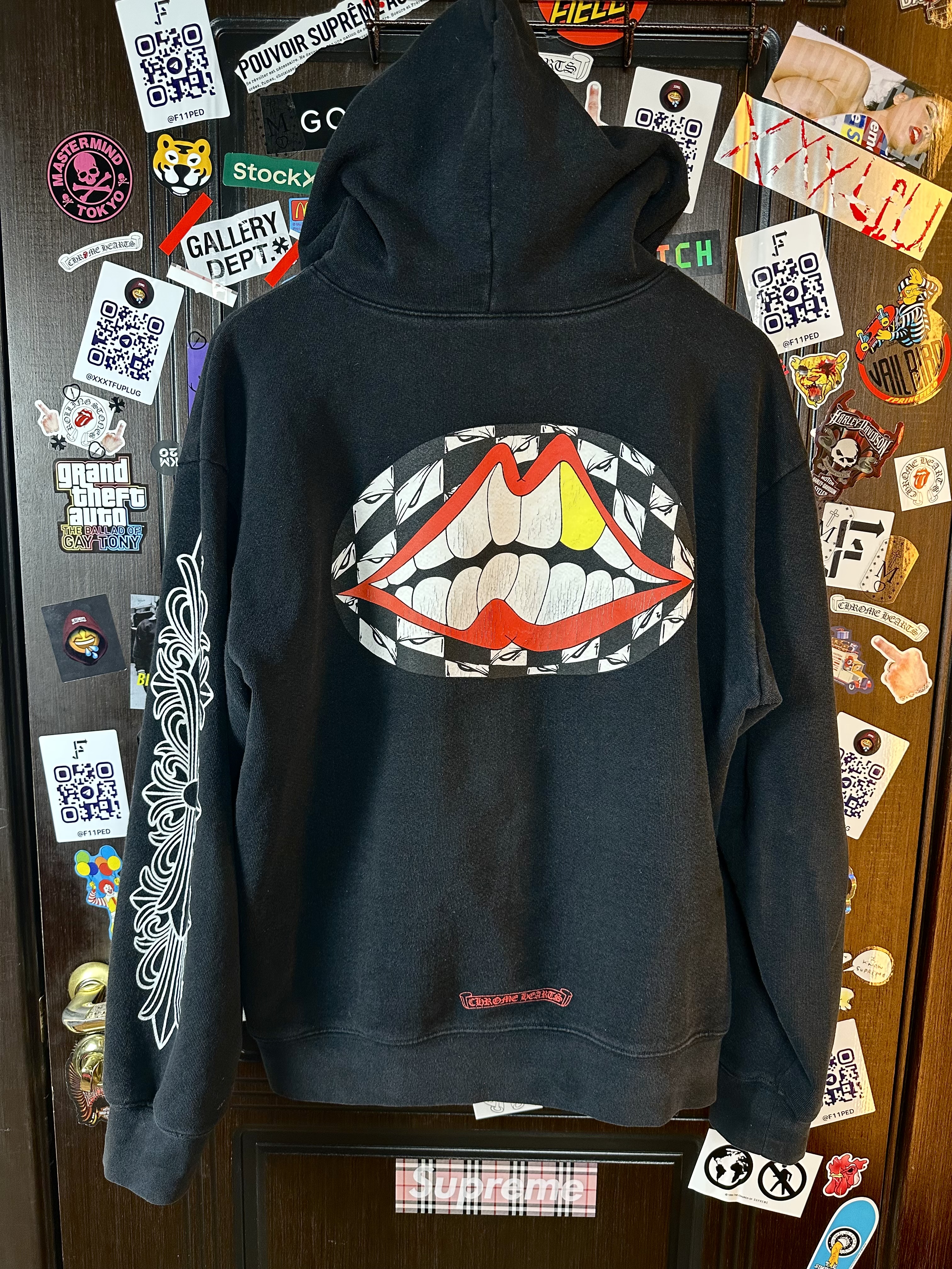 Chrome Hearts Chrome Hearts Matty Boy Chomper Golden tooth Hoodie