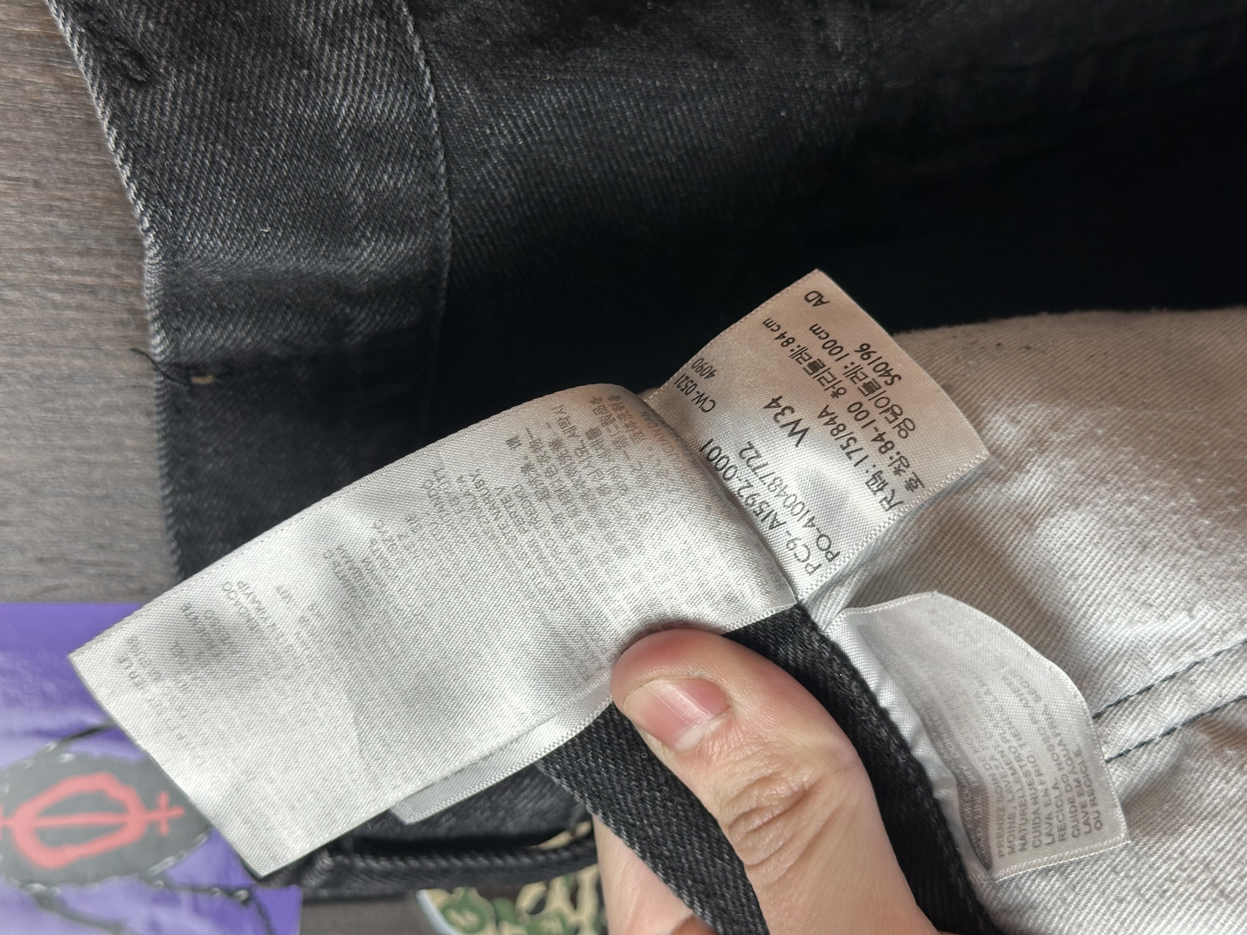 Denim Tears DT Black 34