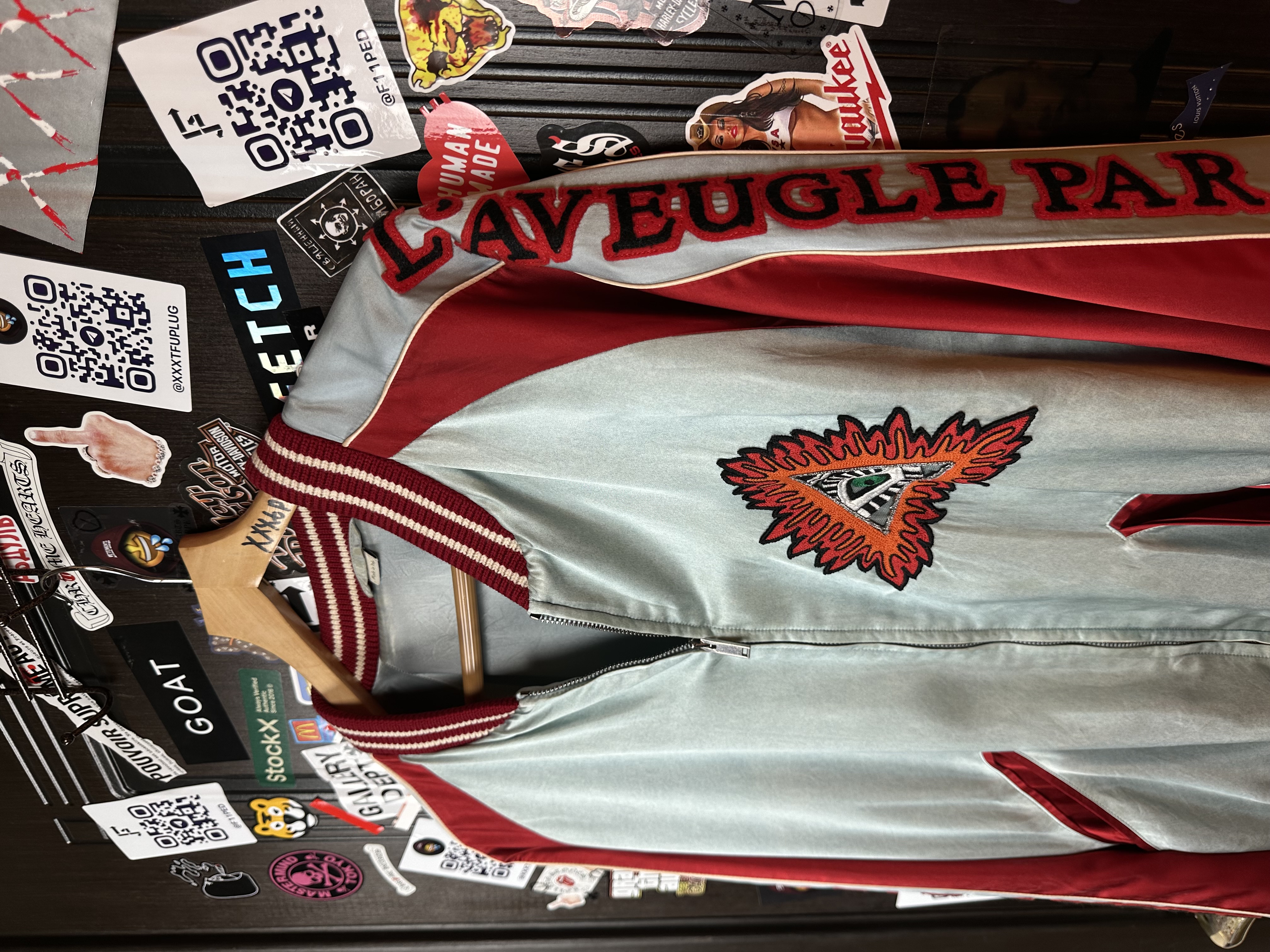 Gucci Gucci SS17 Amour illuminati Silk/Viscose XXL Bomber