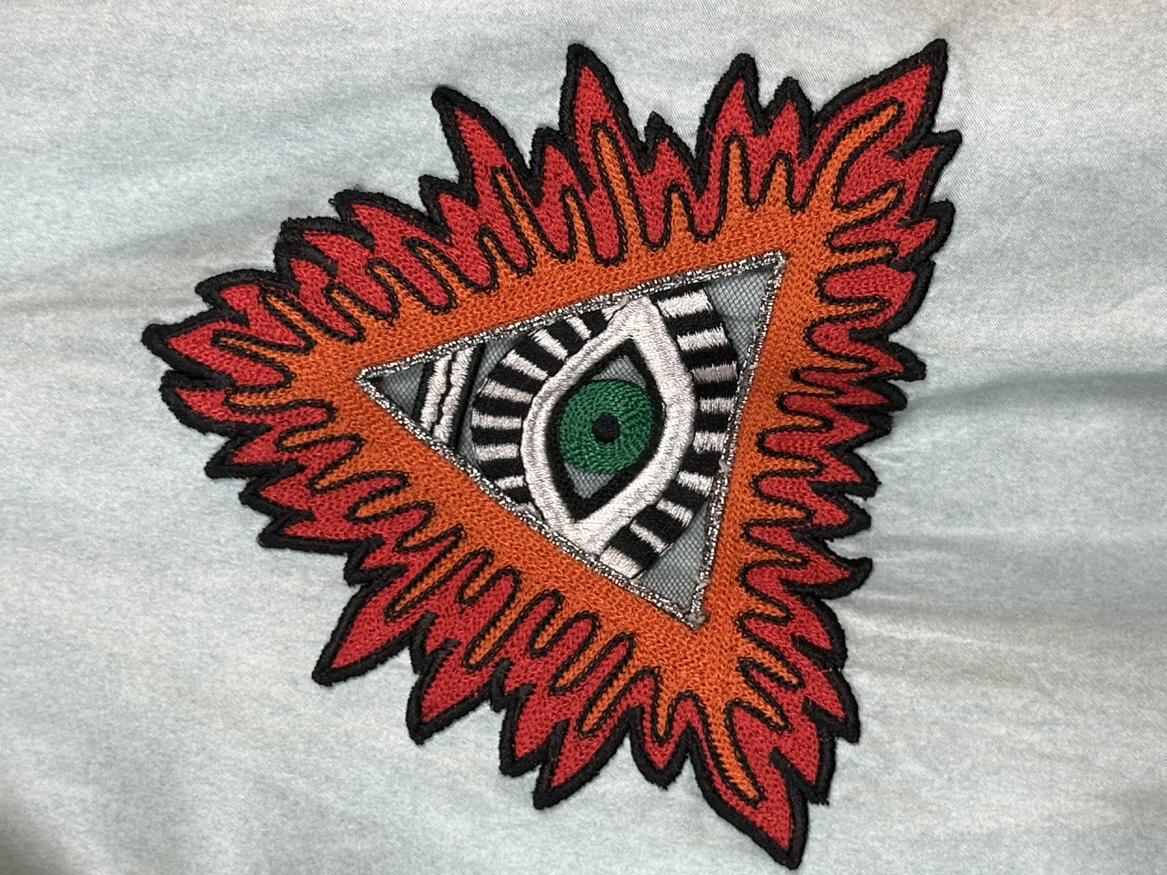 Gucci Gucci SS17 Amour illuminati Silk/Viscose XXL Bomber