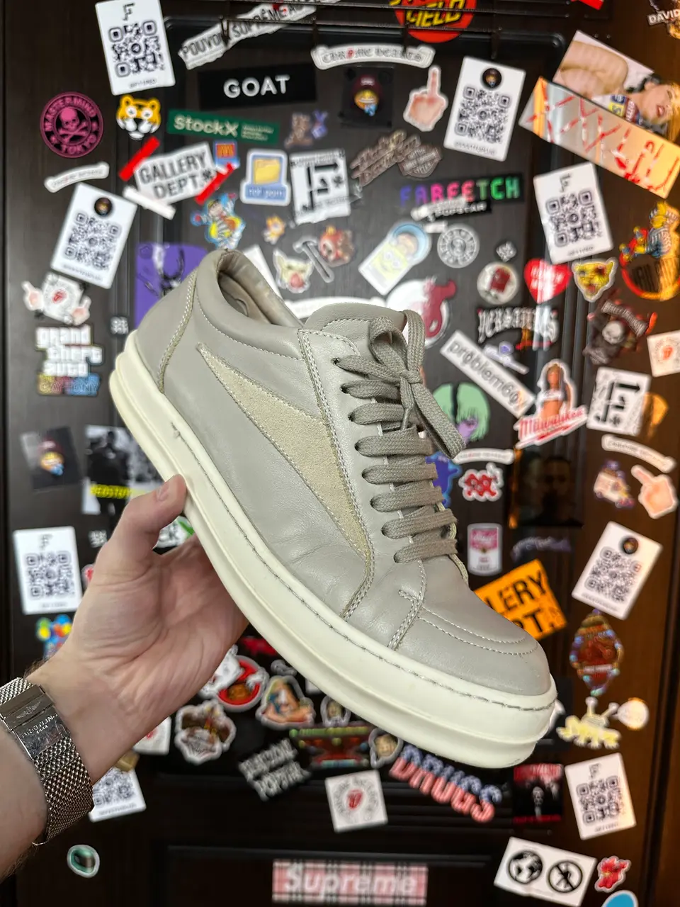 RickOwens Rick Owens Vans Grey