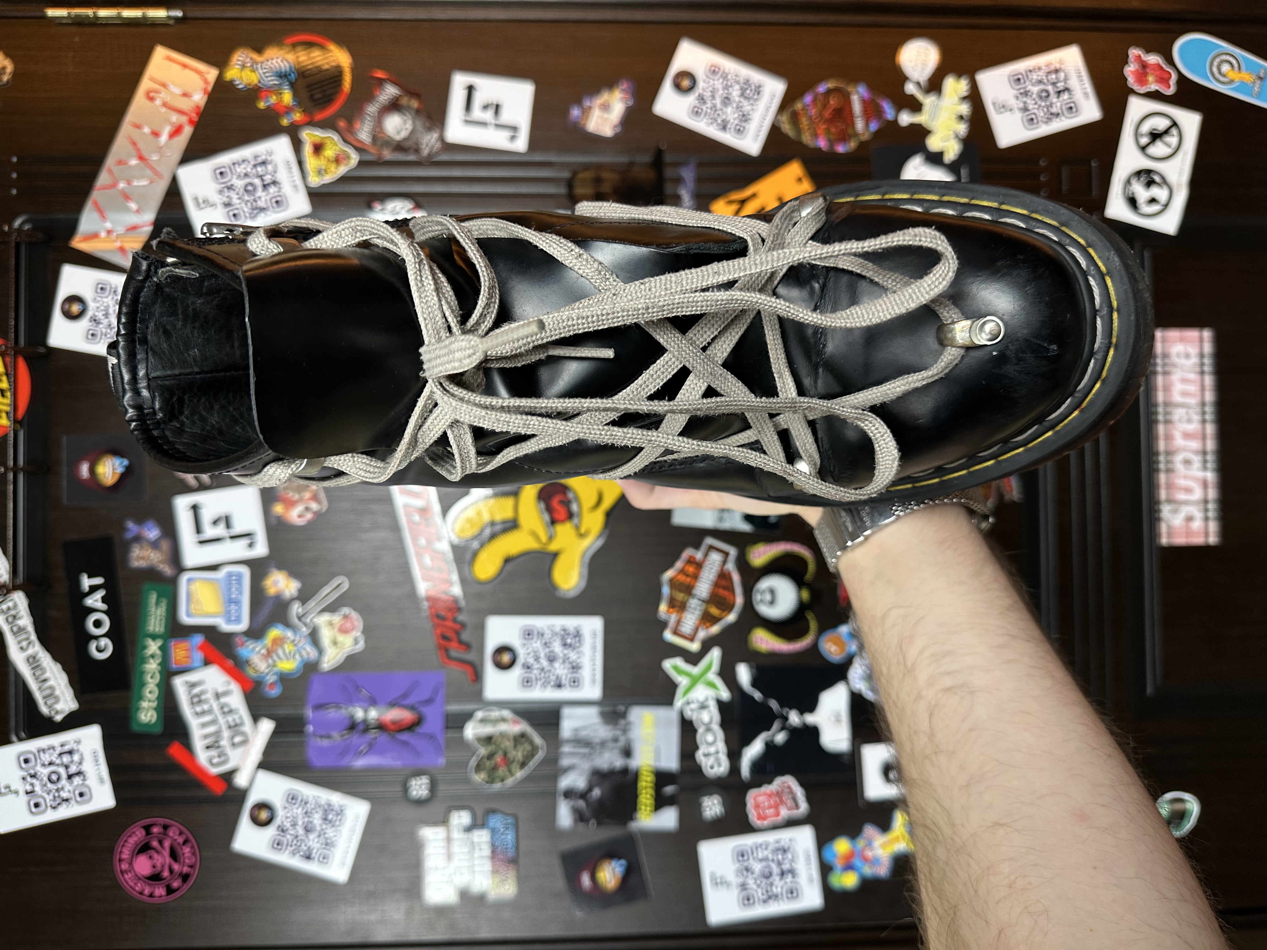 RickOwens Dr martens 43