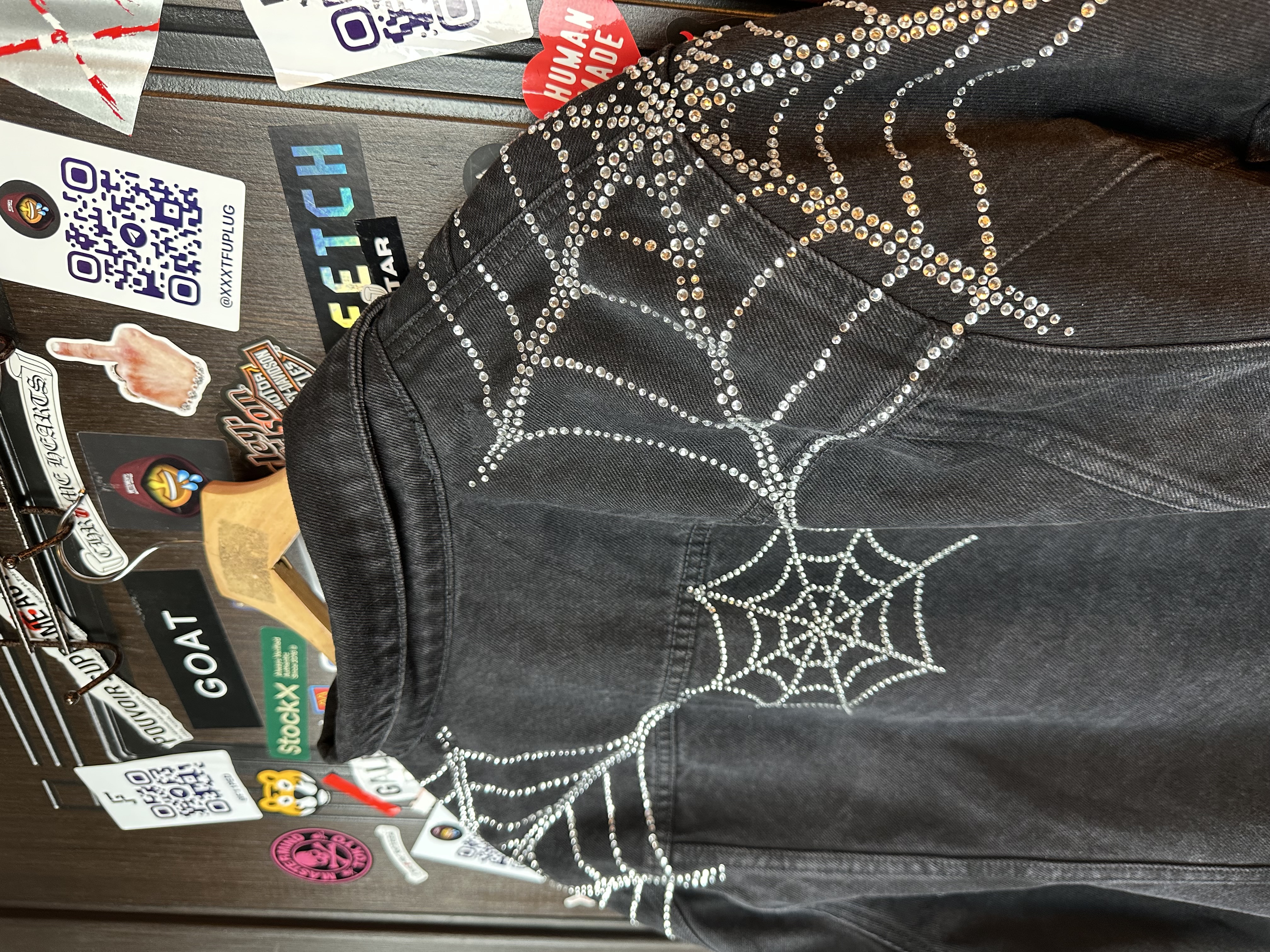 Sp5der OG Spider Worldwide First Ever 2019 Drop Denim Jacket