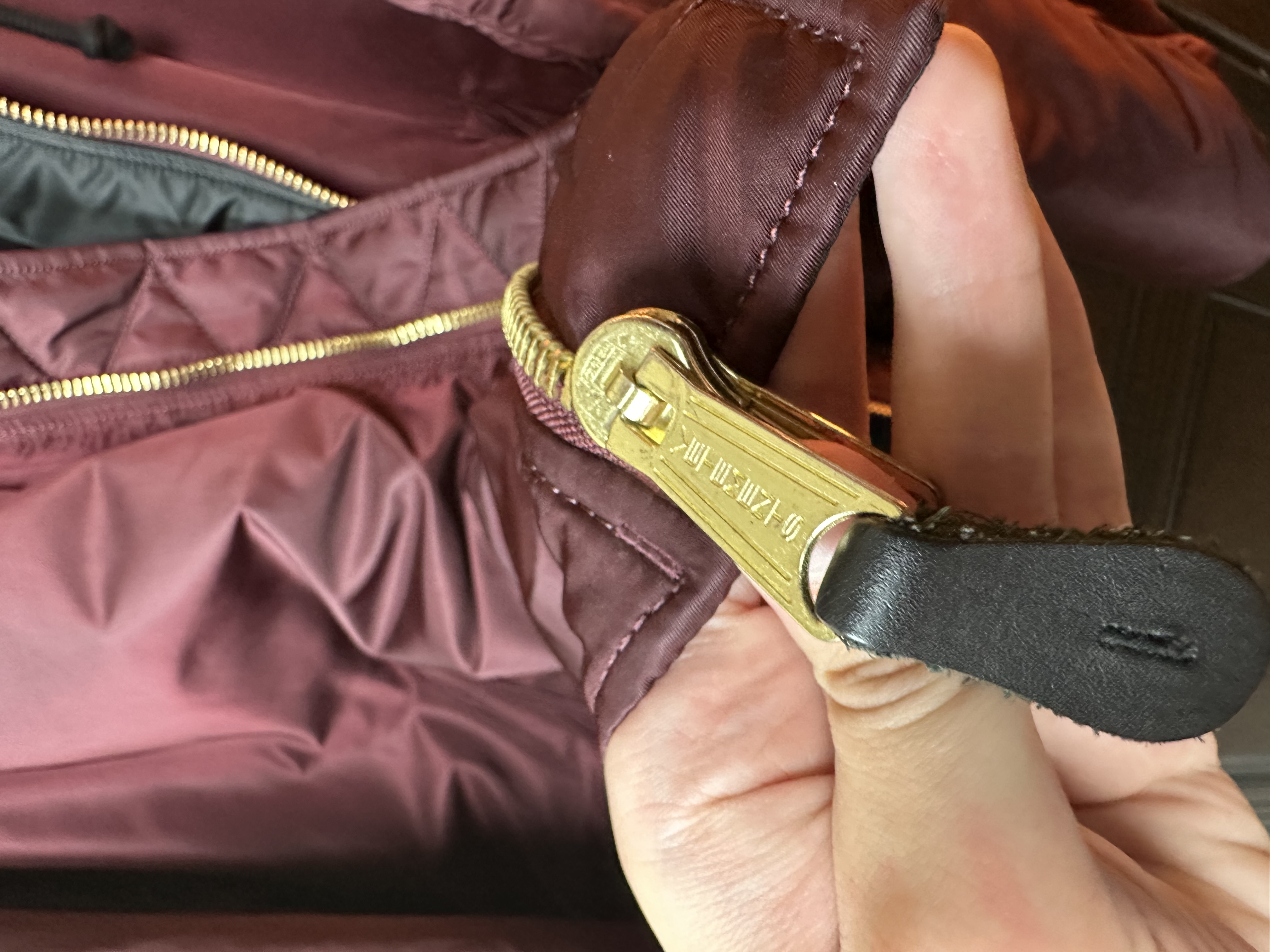 Vetements Burgundy Bomber Emoji XS