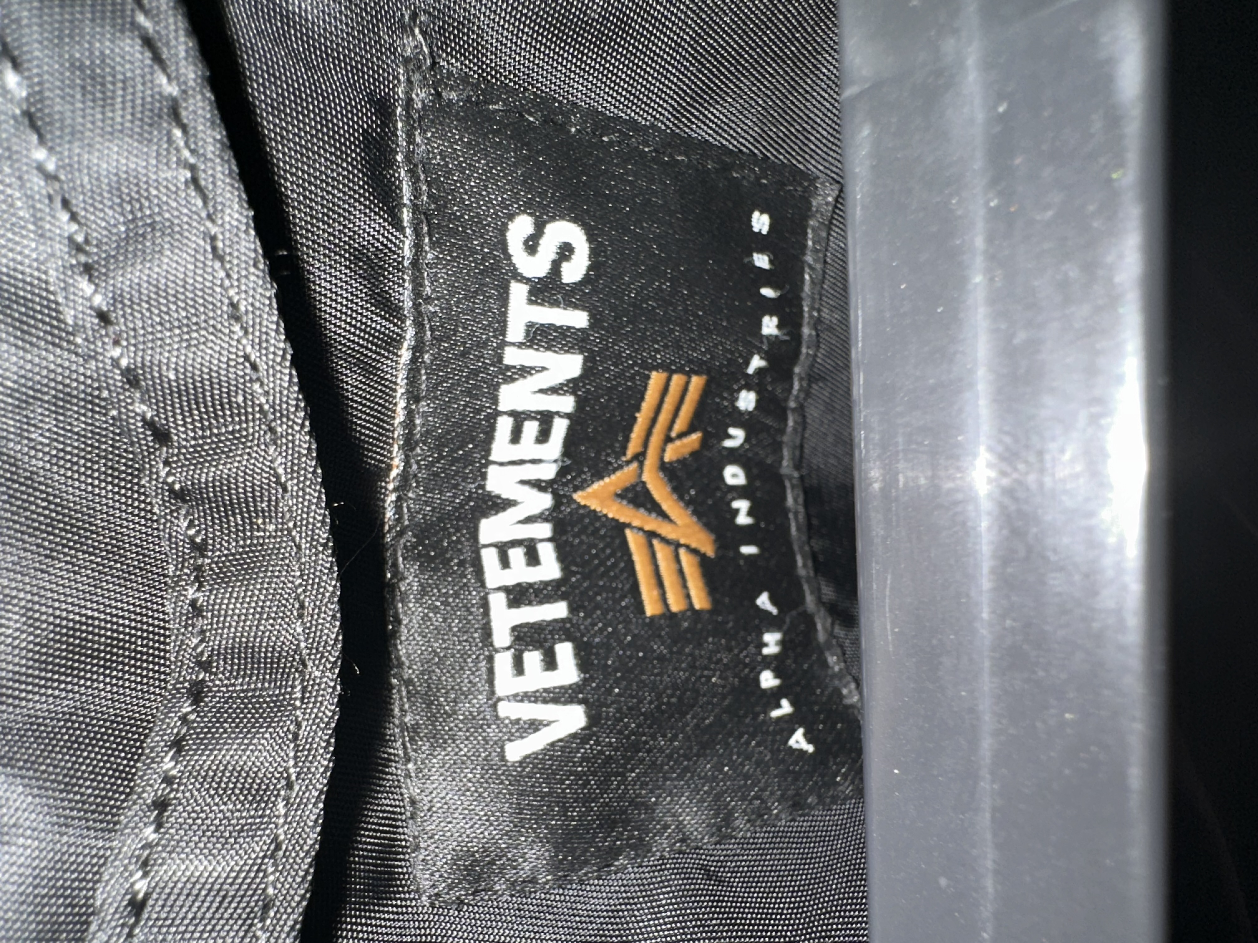 Vetements Burgundy Bomber Emoji XS