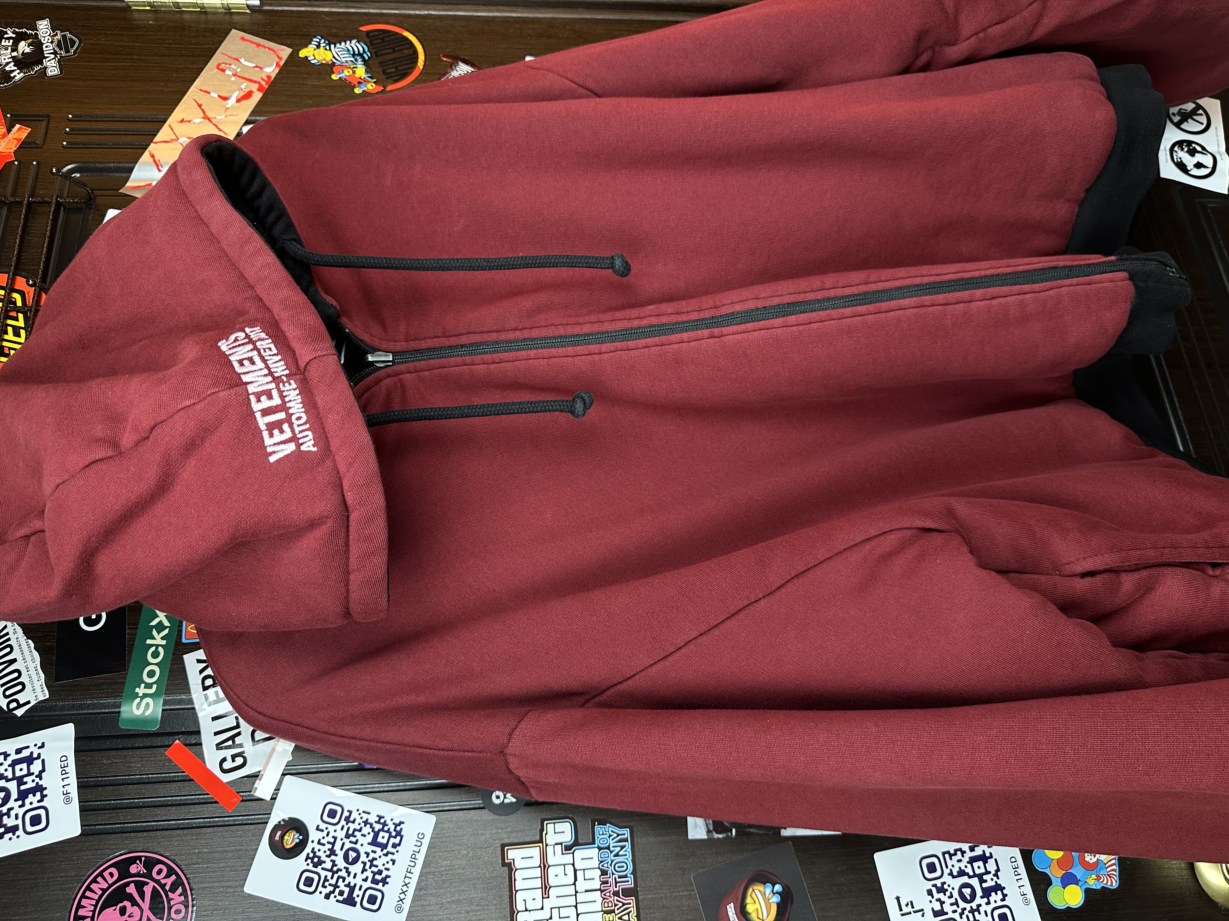 Vetements Vetements Total Fucking Darkness x 11 inch Gun Club 2 Side Bomber L size