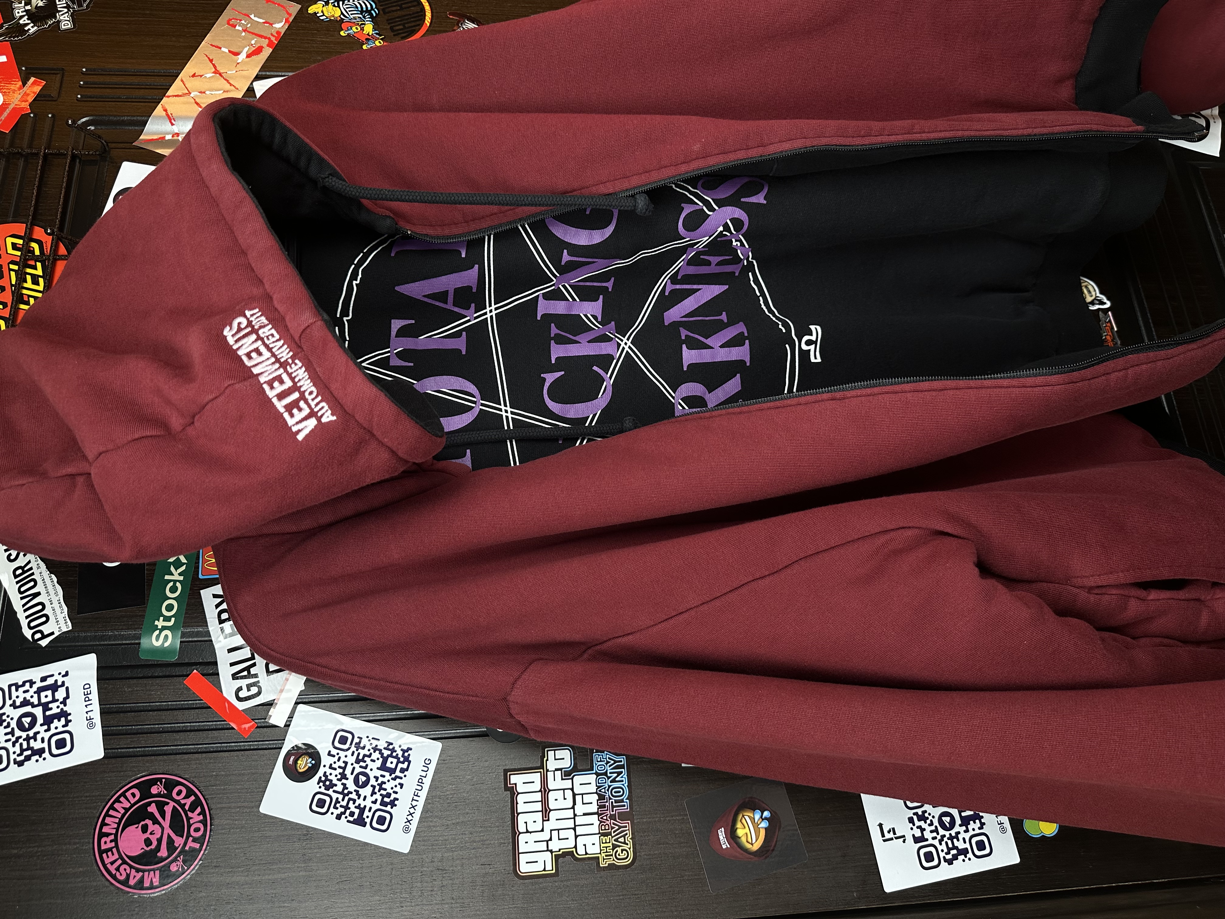 Vetements Vetements Total Fucking Darkness x 11 inch Gun Club 2 Side Bomber L size